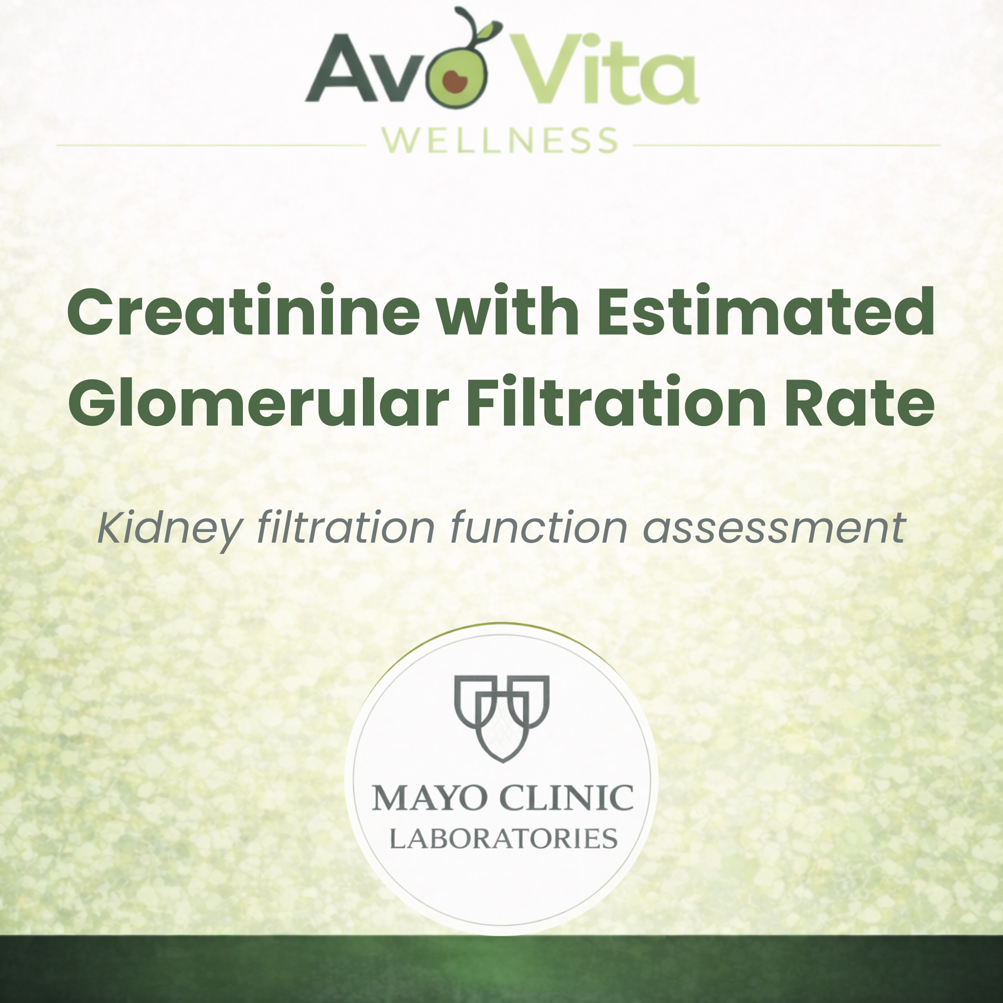 Creatinine with Estimated Glomerular Filtration Rate