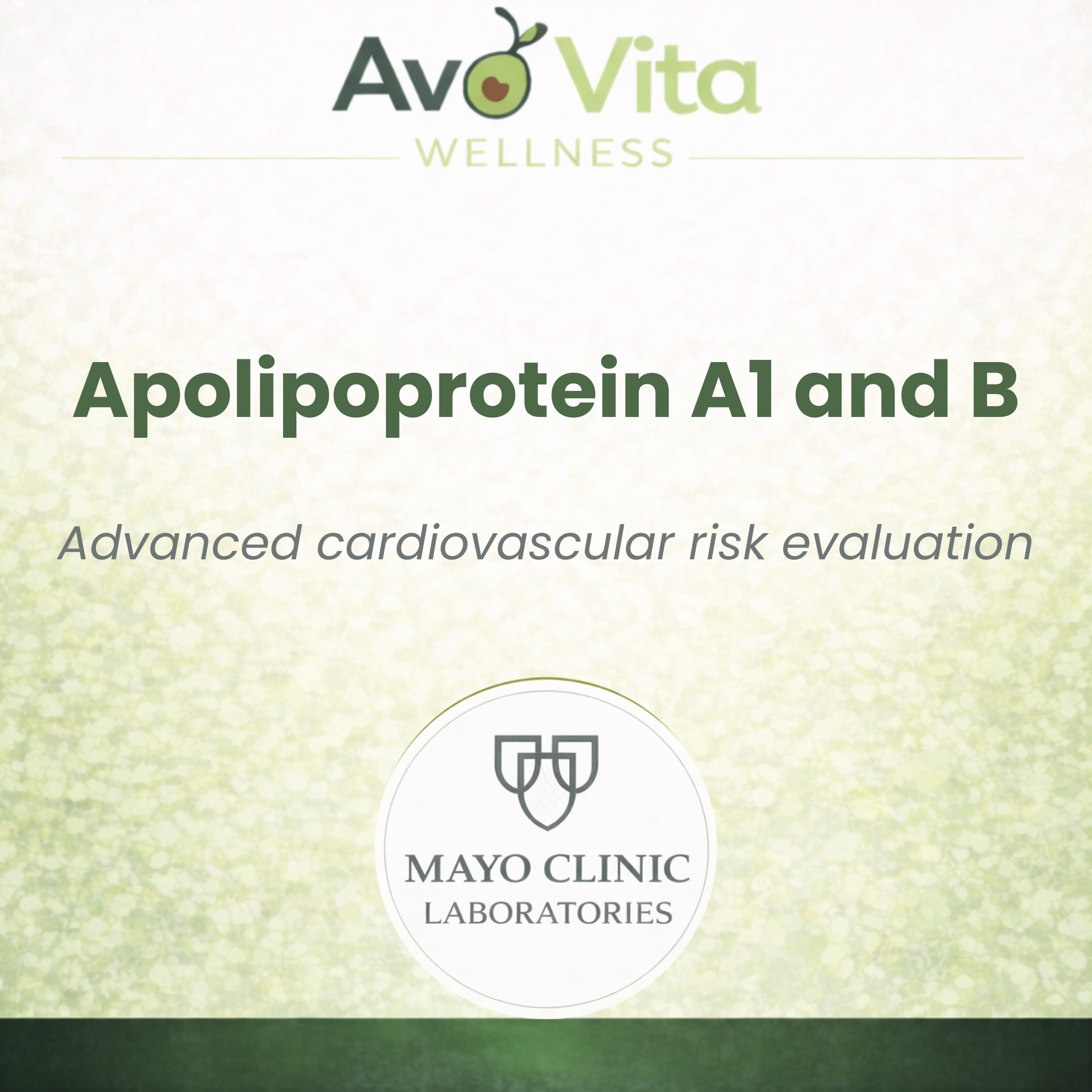 Apolipoprotein A1 and B