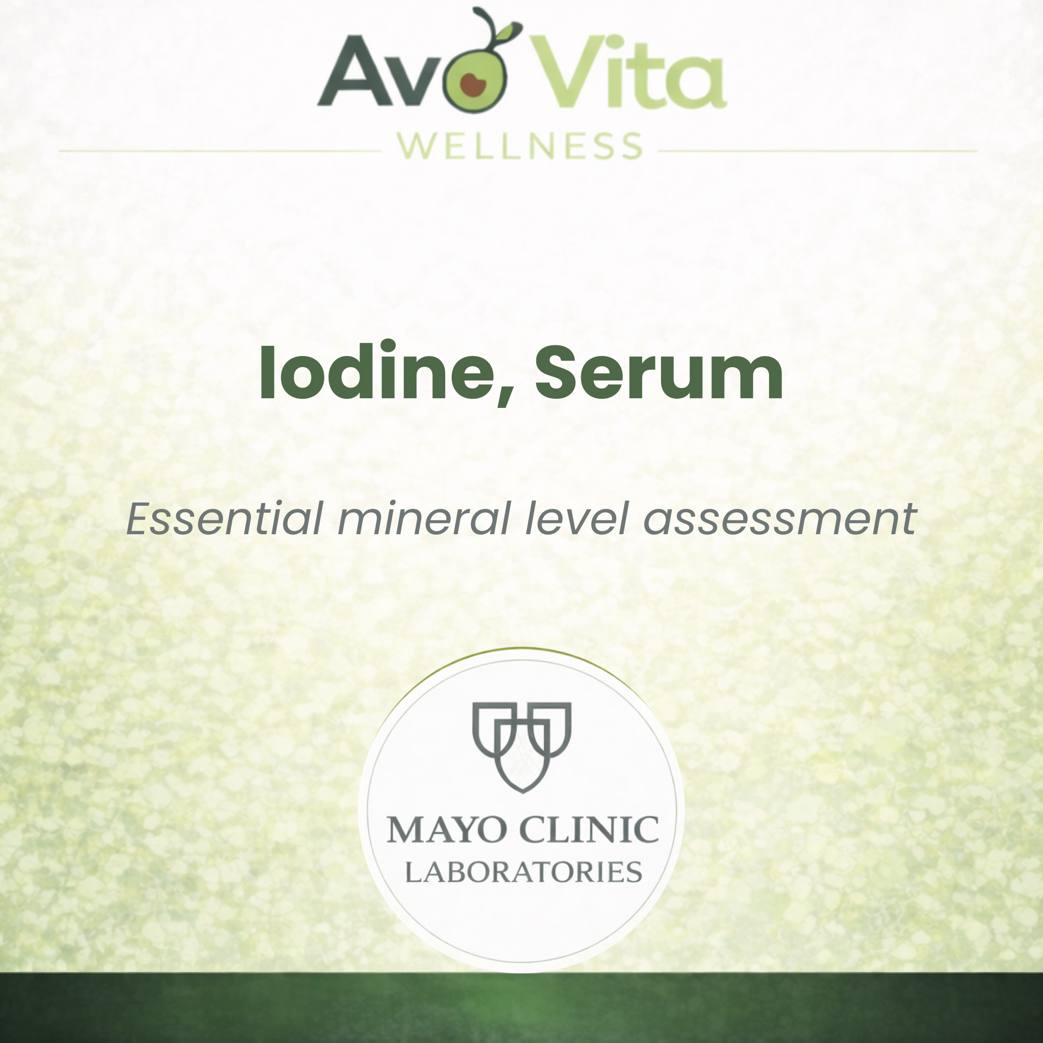 Iodine, Serum