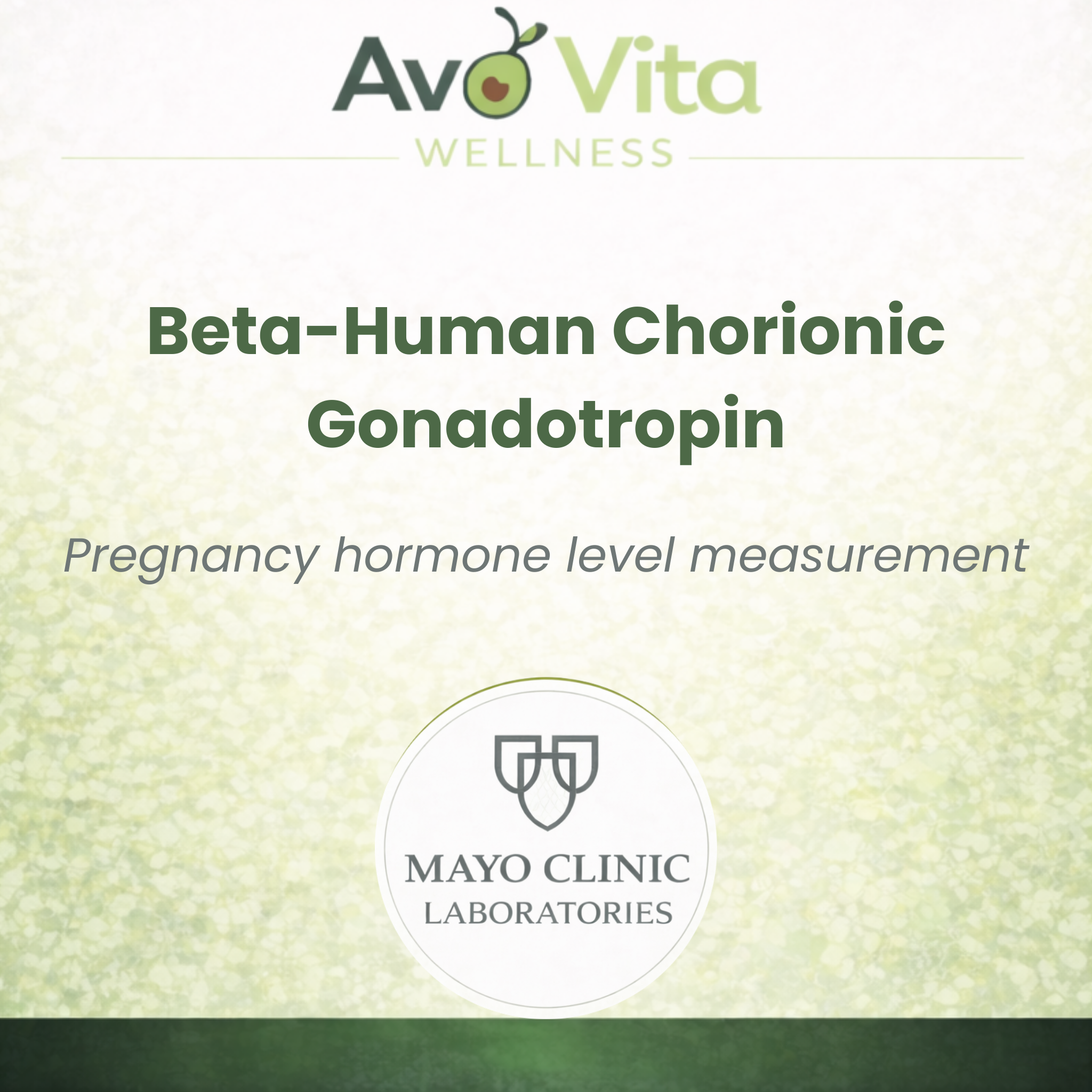 Beta-Human Chorionic Gonadotropin, Quantitative