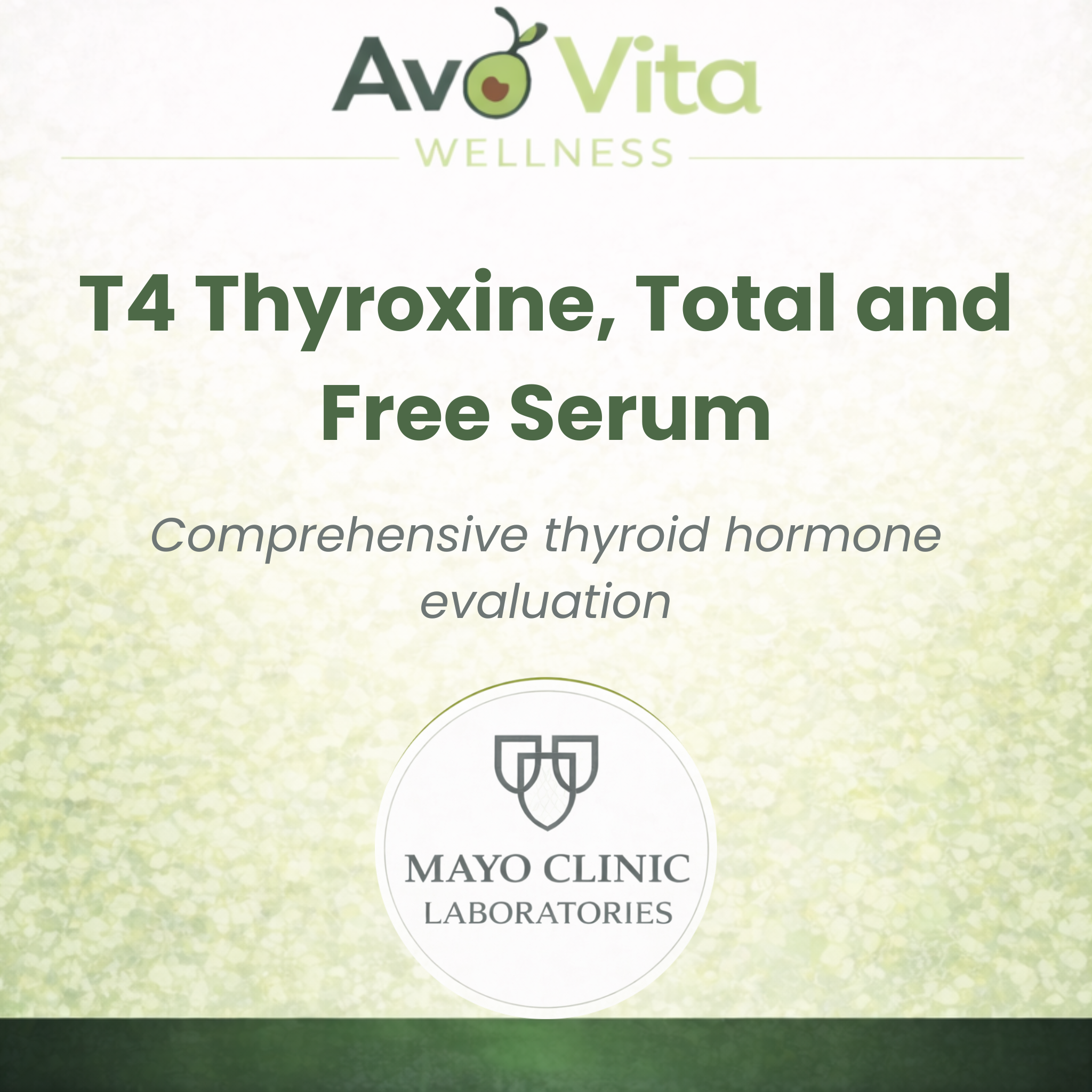 T4 Thyroxine, Total and Free