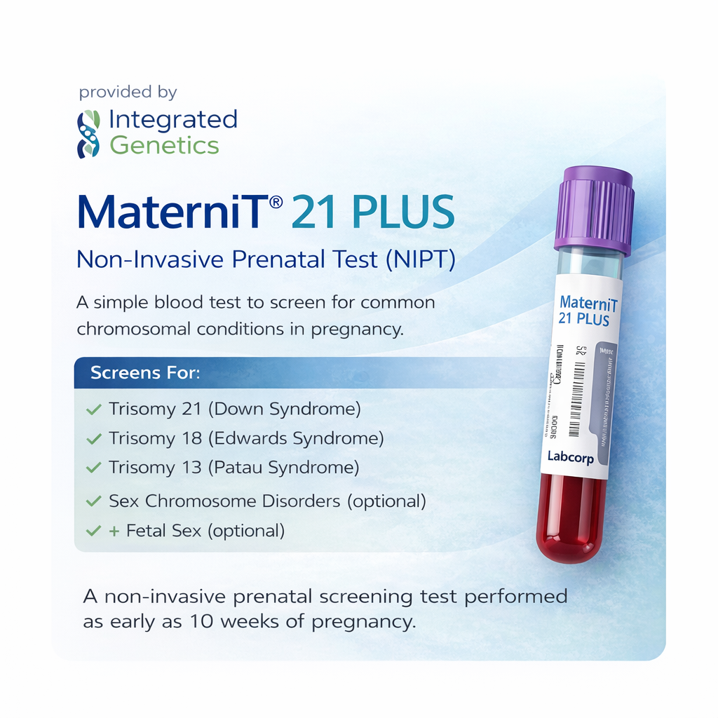 MaterniT® 21 PLUS – Non-Invasive Prenatal Test (NIPT)