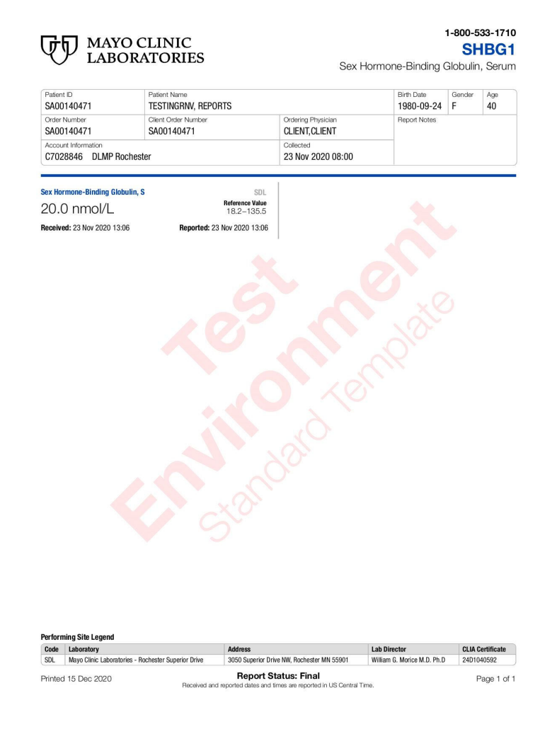 Sex Hormone-Binding Globulin