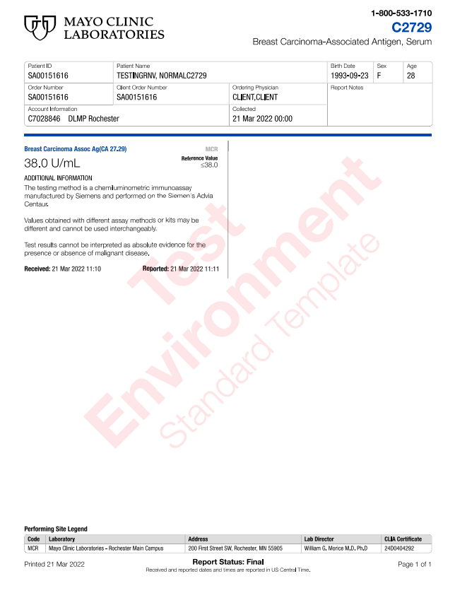 Breast Carcinoma-Associated Antigen - C2729