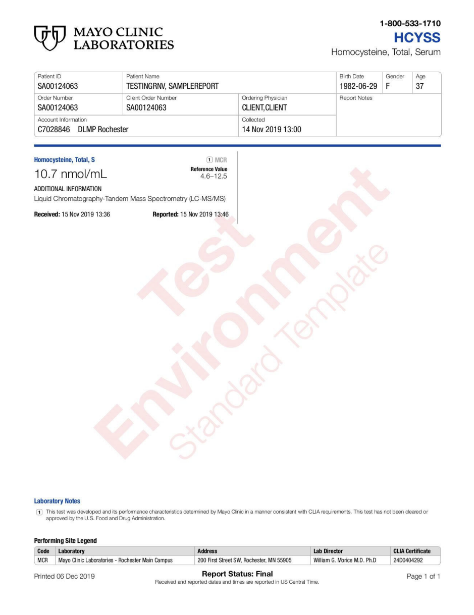 Homocysteine, Total